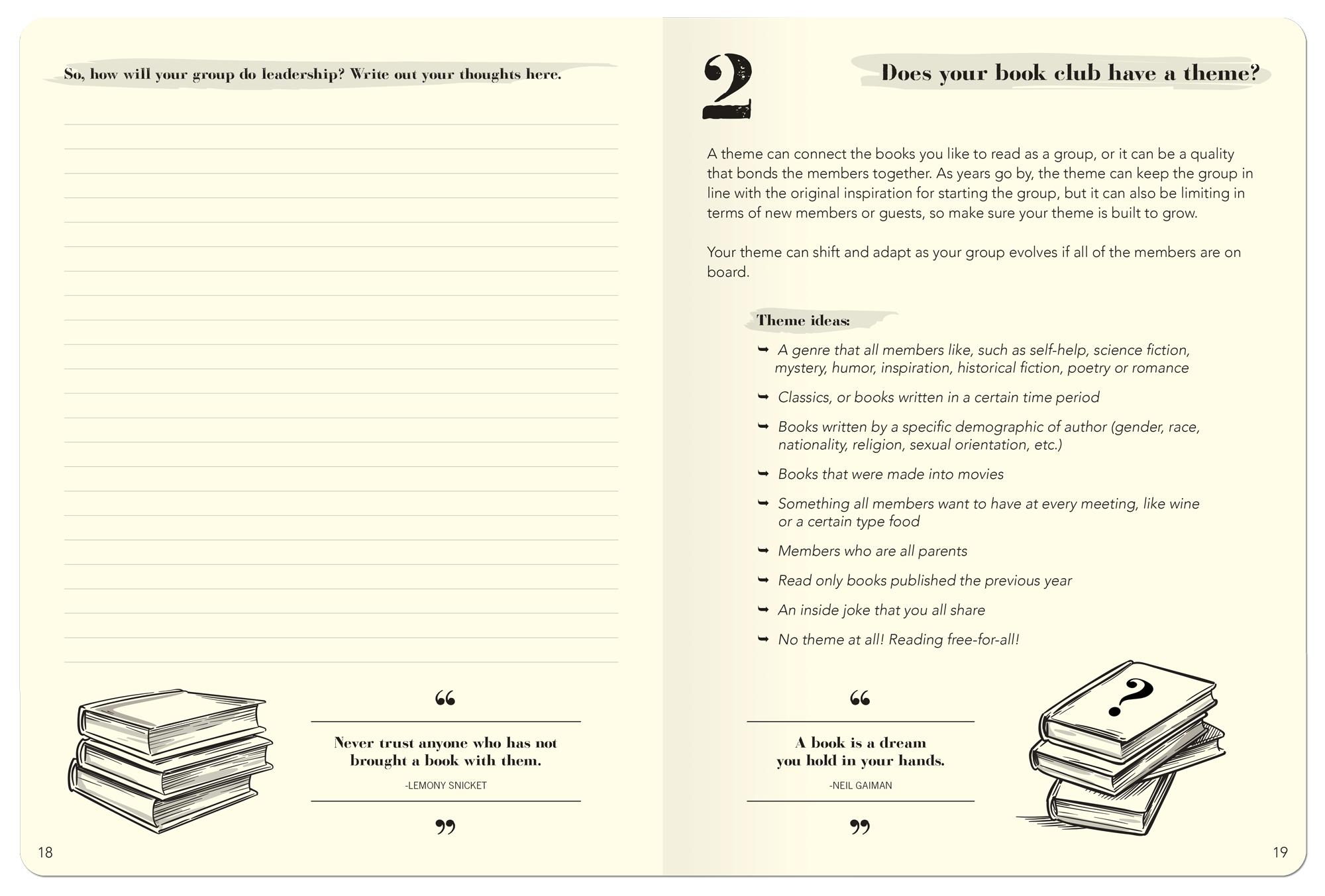 Book Club Journal