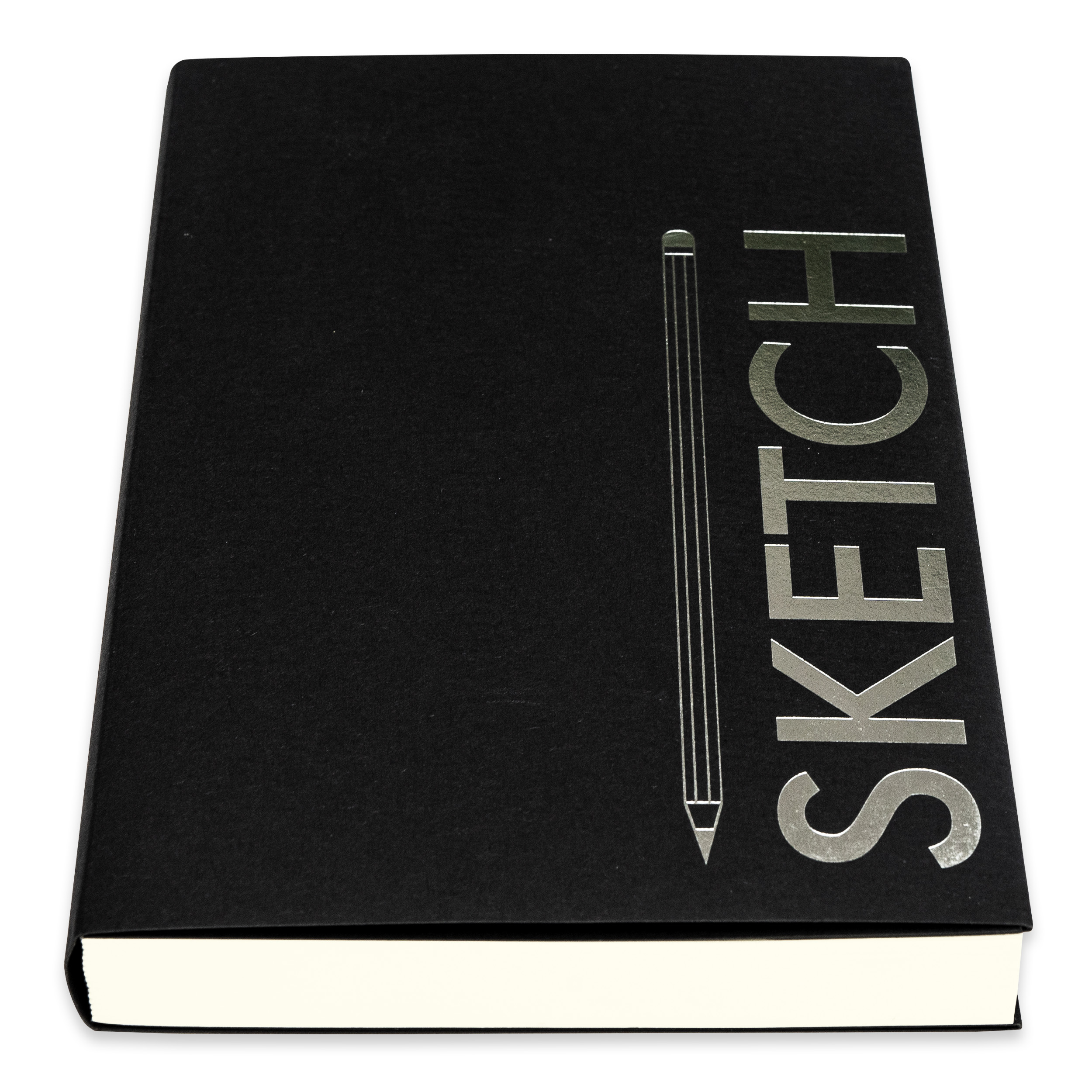 Piccadilly Black Blank Sketchbook