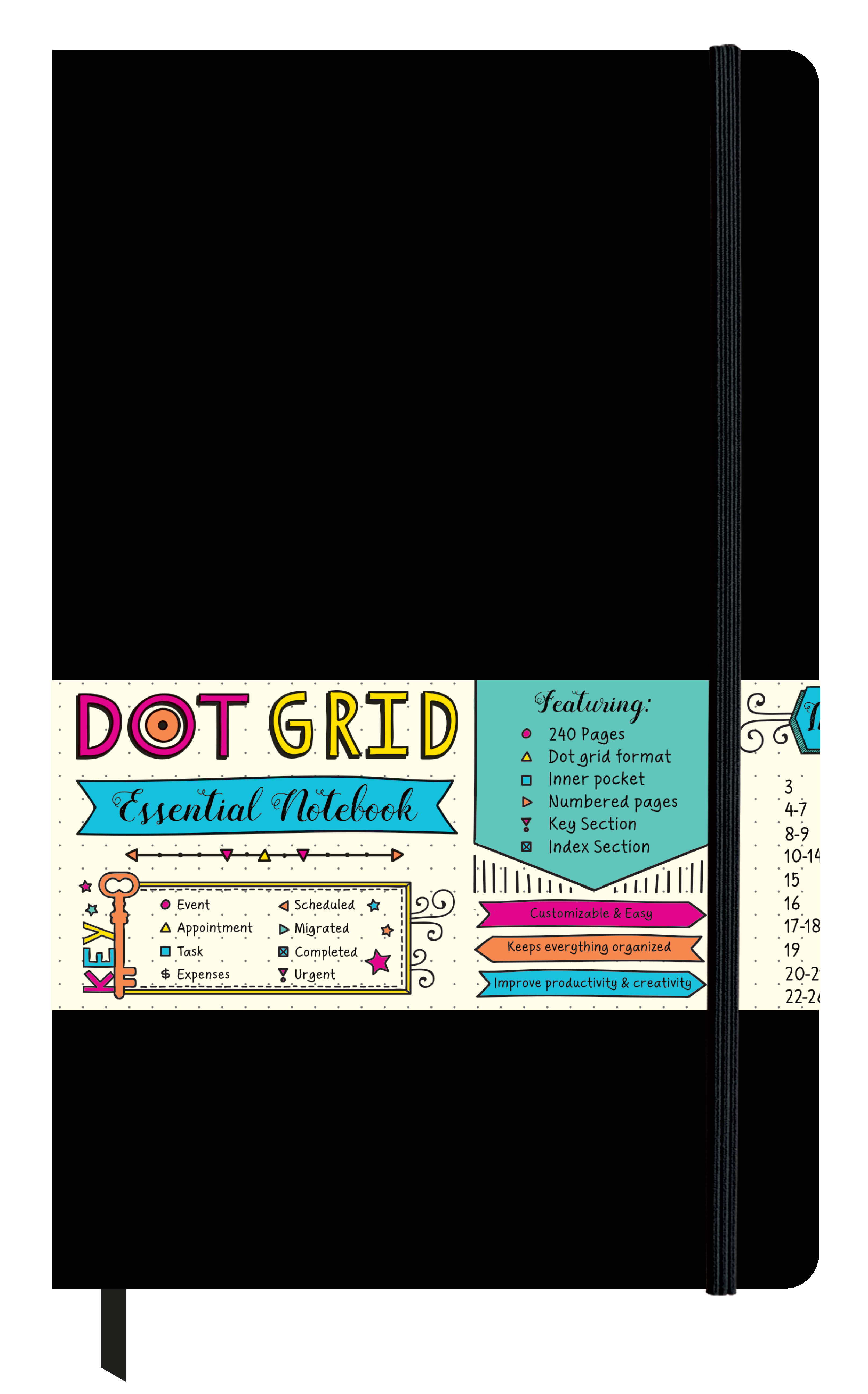 The Square Journal #1: Dot Grid Book & Bullet Planner (Square Journals)