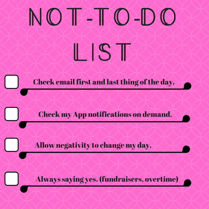 Weekend to do list