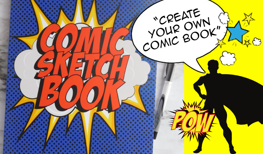 Create your own comic book with Piccadilly’s Comic Sketchbook - Piccadilly