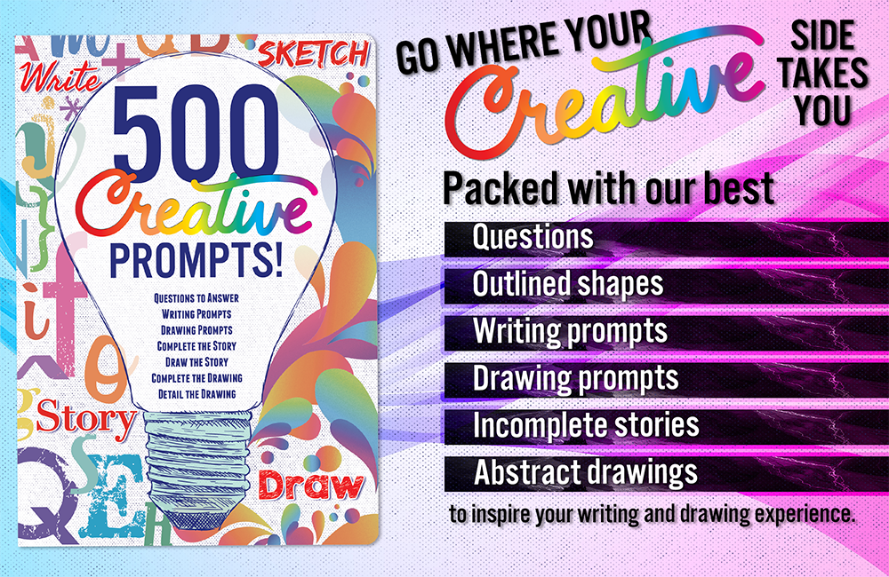 500 Drawing Prompts Journal