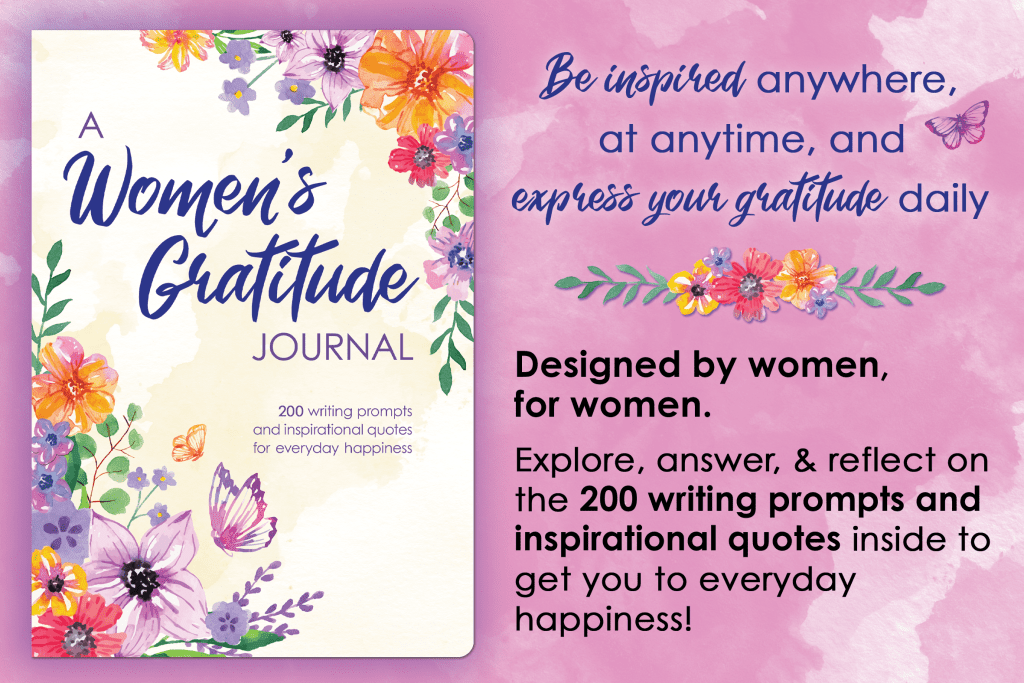 A Women's Gratitude Journal Main Graphic
