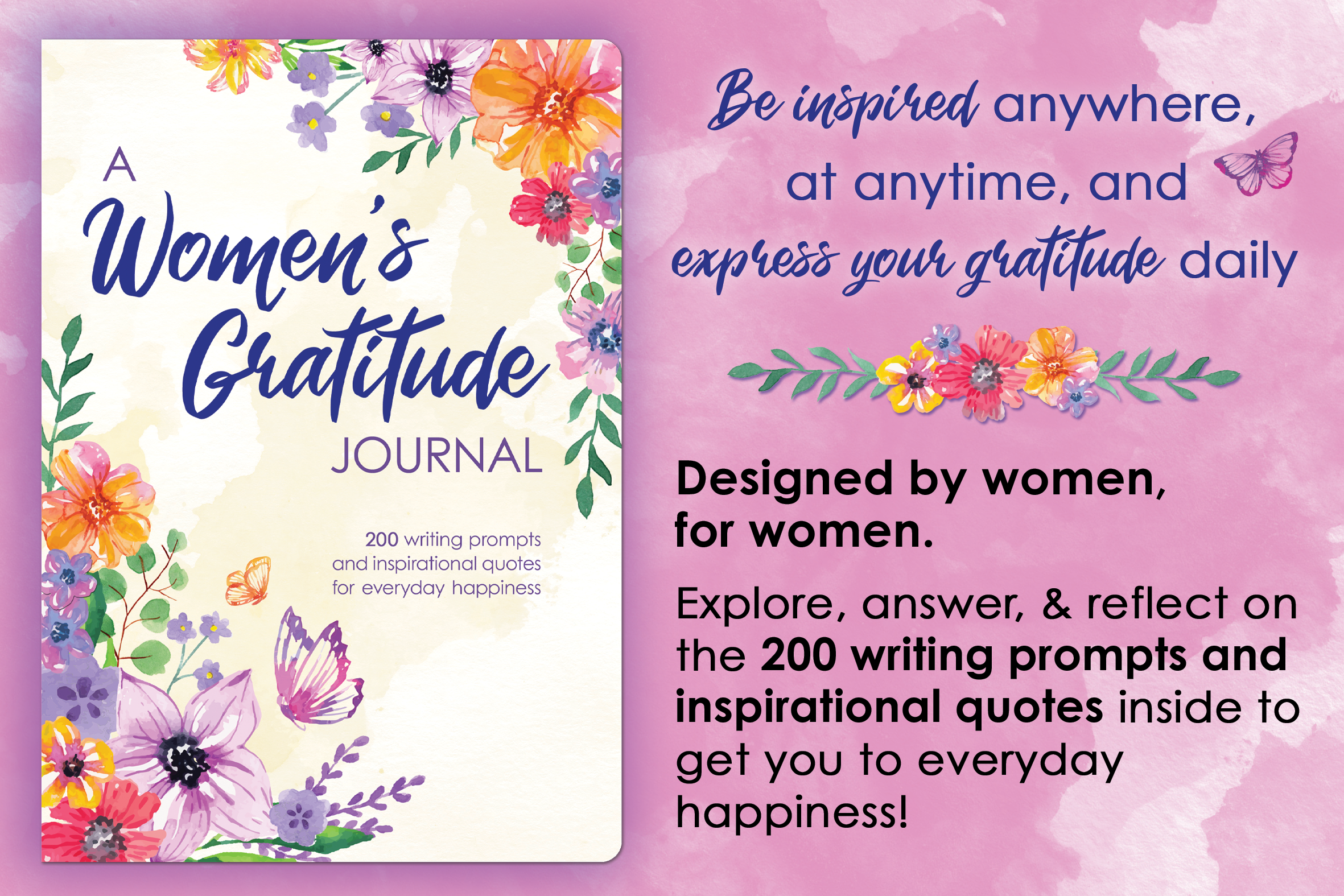 Gratitude Journal for Women: 120 Days with Prompts to Guide Your  Thankfulness