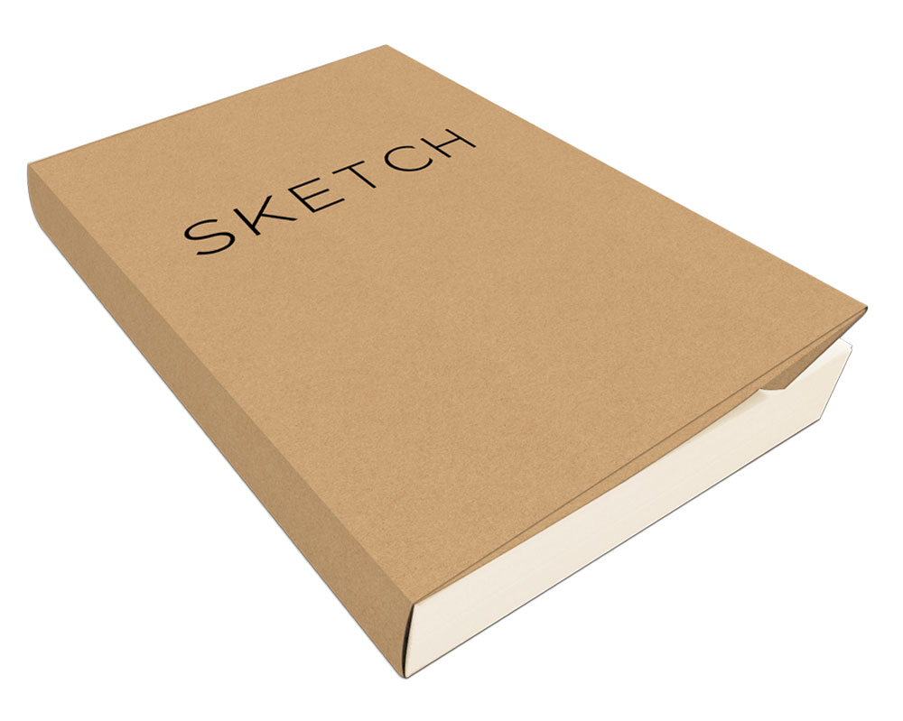 Open Bound Sketchbook
